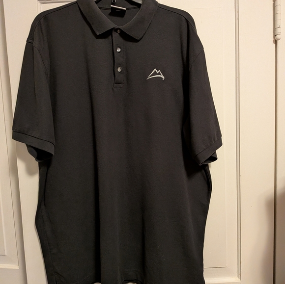 Men's Nike Golf Fit Dry Black Polo Shirt Size XX Large Coors Logo - Picture 2 of 5